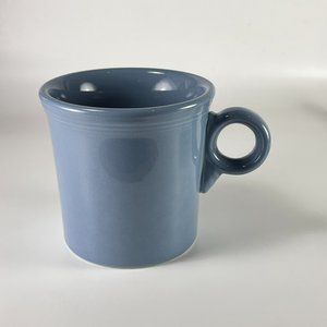 Fiesta HLC USA O Ring Handle Light Blue Ceramic Coffee Tea Cup Mug Collectible